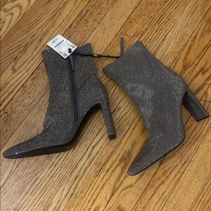 Zara grey stud boots